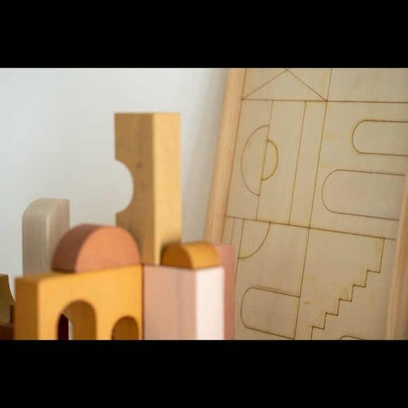 Montessori Wood apartment building blocks - Picture 12 of 12